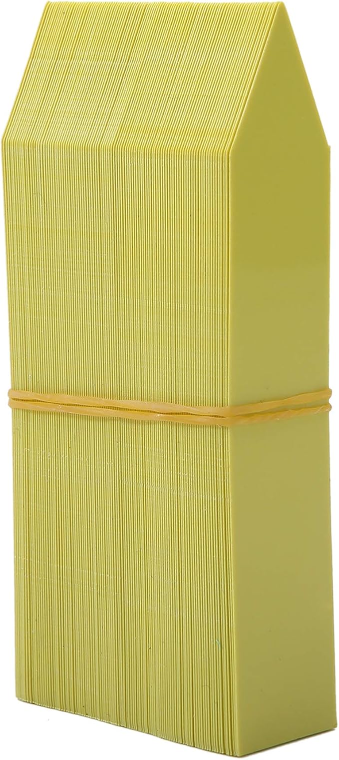 1000 Pcs 4 Inch Garden Plant Labels, Plastic Nursery Tags Waterproof Pot Seed Markers, Yellow