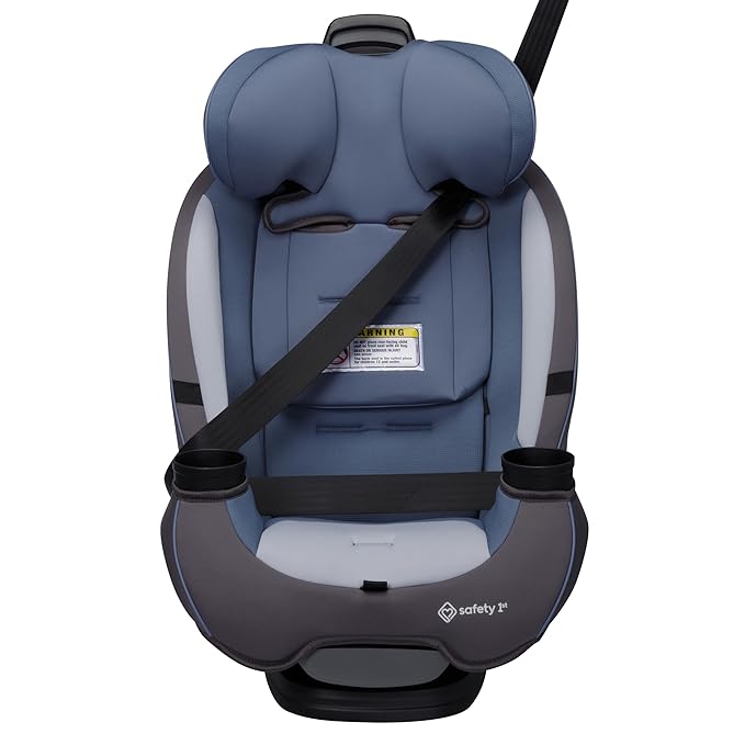 Safety 1st Grow and Go All-in-One Slim Convertible Car Seat, Rear Facing, 5-40 lbs, Forward Facing (30–65 lbs), High Back Booster Seat 40-100 pounds, Alaskan Blue