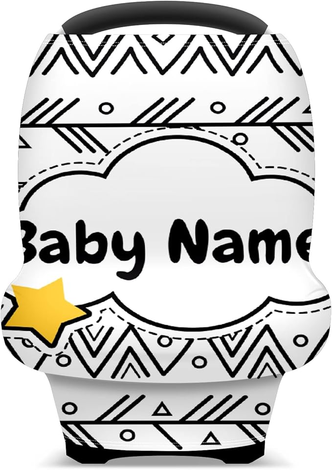 Baby Car Seat Stroller Cover Nursing Cover New Mom Breastfeeding Scarf Soft Stretchy Infant Carrier Cover Car Canopy Coverage