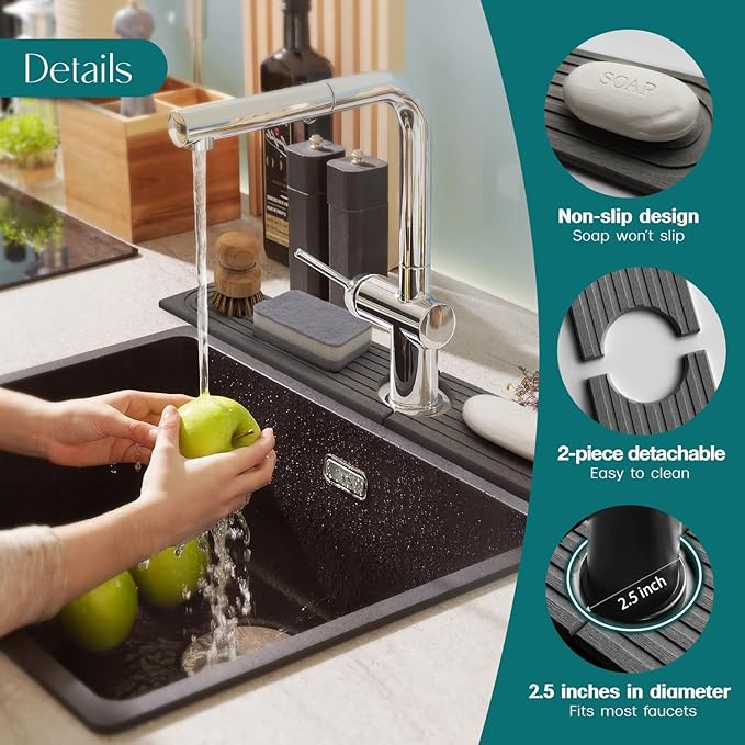 Large Faucet Mat for Kitchen Sink