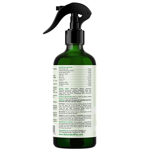 Peace Lily Foliar Spray - 3-1-2 Plant Fertilizer - Premium Spray for Indoor Plants with Essential Nutrients - Peace Lily Plant Food & Fertilizer - Ready-to-Use (8 OZ)