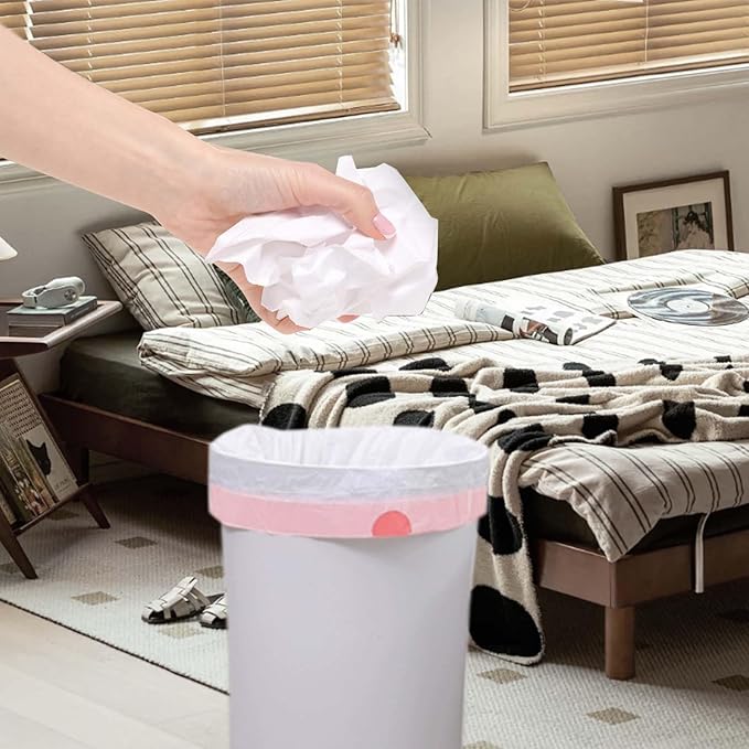 13 Gallon Trash Bags Drawstring, Garbage Bags, 1.99Mil Thickness