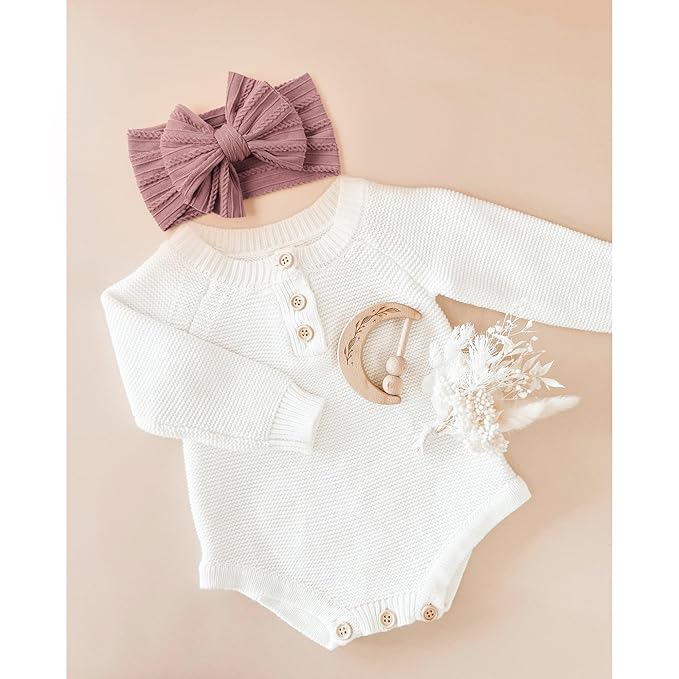 Niceye Handmade Baby Headbands Soft Stretchy Nylon Hair Bands with Bows for Newborn Infant Baby Toddler Girls