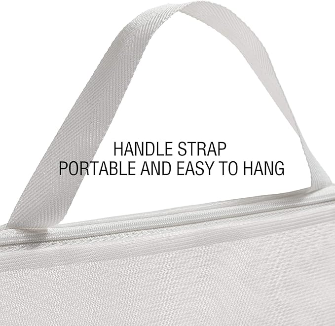 TENRAI Laundry Bag Mesh Wash Bag，Use YKK Zipper，Tote Bag Bathroom Hanging