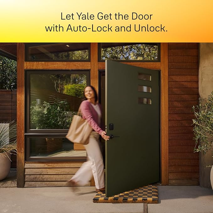 Yale Security Assure Lock 2 Touch Deadbolt, Black Suede Keyed Smart Entry Door Lock with Wi-Fi Connected Keypad and Fingerprint Scanner for Code Entry and Remote Access, YRD410-F-WF1-BSP