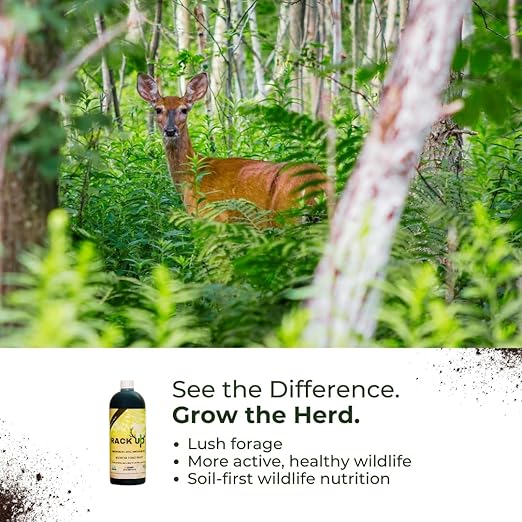 Rack Up Microbial Soil Amendment – Boosts Wildlife Forage, Enhances Soil Health & Promotes Stronger Plant Growth – Made in USA