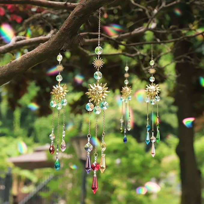 DIY Fairy Wand Garden Stakes Kit, Crystal Beaded Decorative Wands Set, Outdoor Garden Decoration with Assembly Guide (Diamond Top 423 Pcs)