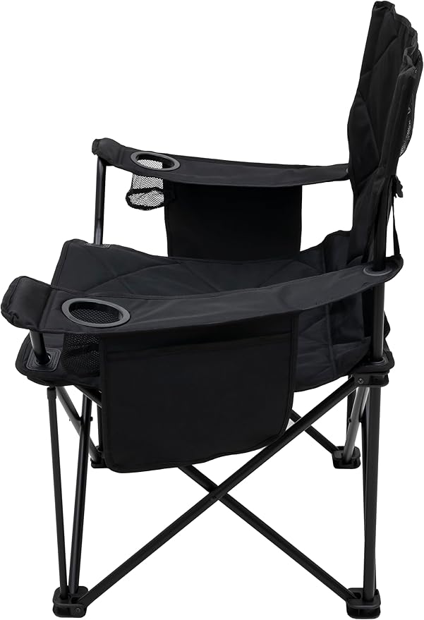 ALPS Mountaineering King Kong Camping Chairs for Adults with Mesh Cup Holders and Pockets, Built Durable and Reliable with Compact Foldable Steel Frame