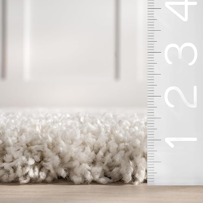 nuLOOM Gloria Abstract Shag Accent Rug, 2x3, Beige