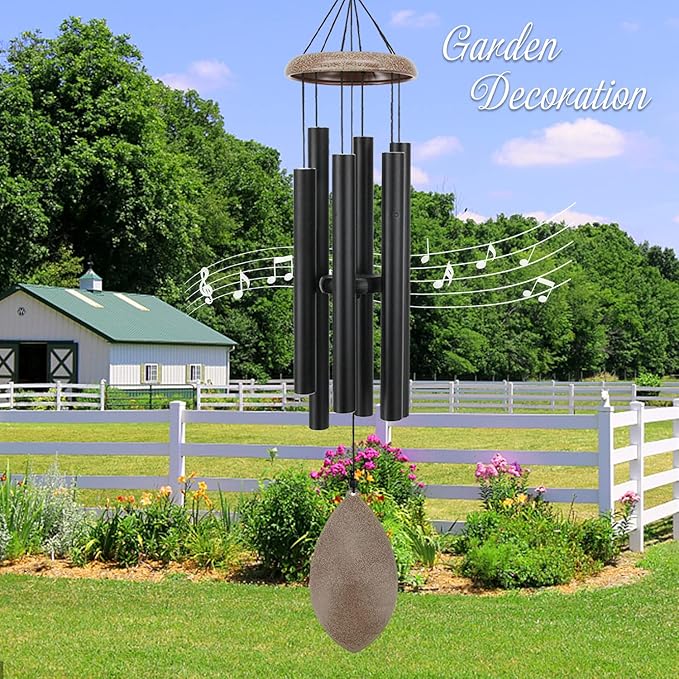 ASTARIN Wind Chimes for Outside Deep Tone,36 Inch Windchime Outdoors，Chimes for Outdoors,Sympathy Wind Chimes Memorial for Mom Dad，All Metal Wind Chime