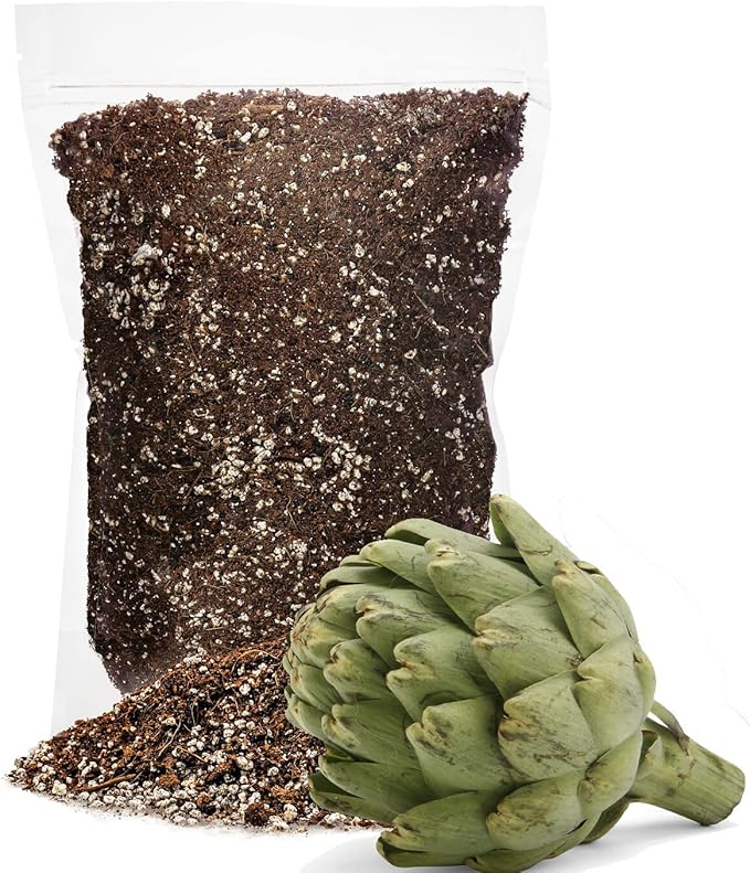 GARDENERA Premium Organic Potting Soil for Artichoke - (3 Quart Bag)
