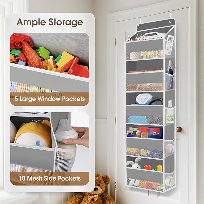 2 Pack Over The Door Organizer, Hanging Storage Organizer