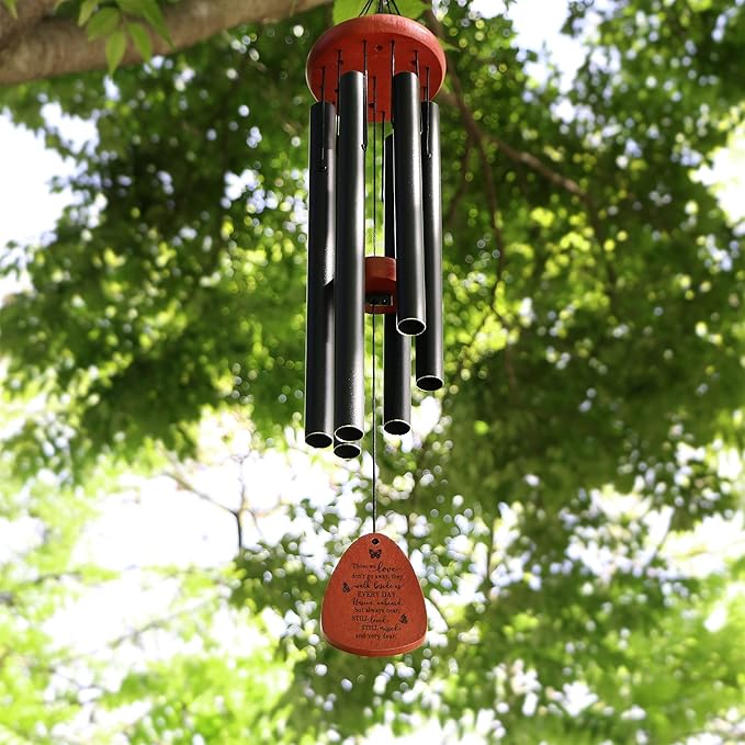 Memgift Wind Chimes for Outside Sympathy Wind Chimes for Loss of Loved One Memorial Gifts for Loss of Mother Father Daughter Sister Son Garden Yard Home Decor Keepsake Those We Love