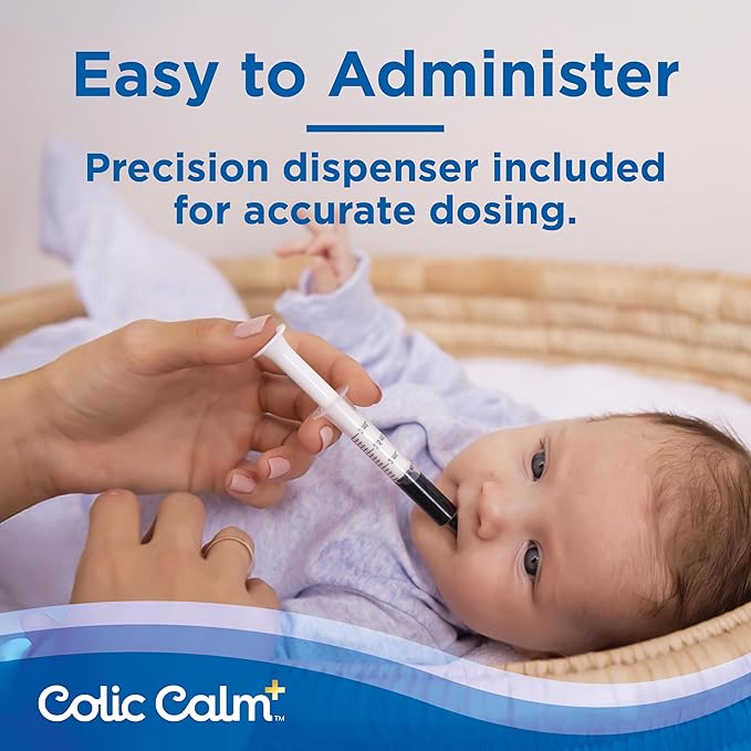 Colic Calm Plus - Gripe Water with Extra Support, Infant Gas Drops for Newborns, Colic & Upset Stomach Relief, Safe & Gentle, Baby Essentials for Digestive Health, 2 fl oz (Pack of 1)
