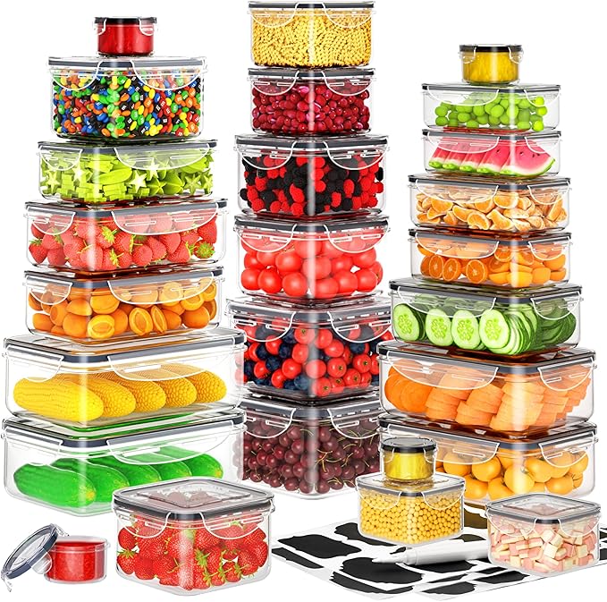 52 PCS Food Storage Containers