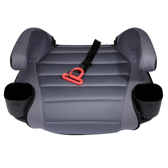 Safety 1st Grow and Go 2-in-1 Booster Car Seat with ComfortWings, Converts High-Back to Backless, 19" Wide, Fits 3 Across, Lightweight, Foldable, Easy-Clean, Cup Holders, 40-100 lbs, Crushed Grape