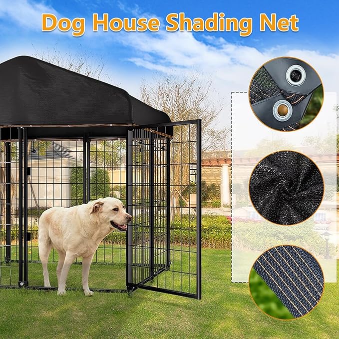 90% Black Shade Cloth for Patio, 3x3 FT Mesh Tarp Sun Shade Cloth with Grommets, Sun Protection Sail for Garden Greenhouse Pergola Plants Chicken Coop Patio Outdoor Neting Cover
