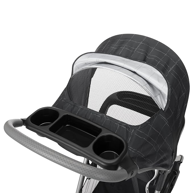Safety 1st Smooth Ride QCM Travel System, Fast, 1-Hand Lift to fold, High Street