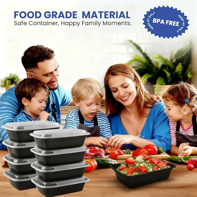 50 Pack 32 oz Take Out Food Storage Containers