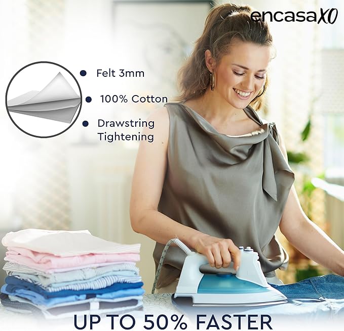 Encasa XO Ironing Board Cover and Pad 49"x18"