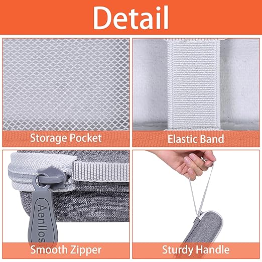 Aenllosi Hard Carrying Case Compatible with iHealth Thermometer(Case Only)
