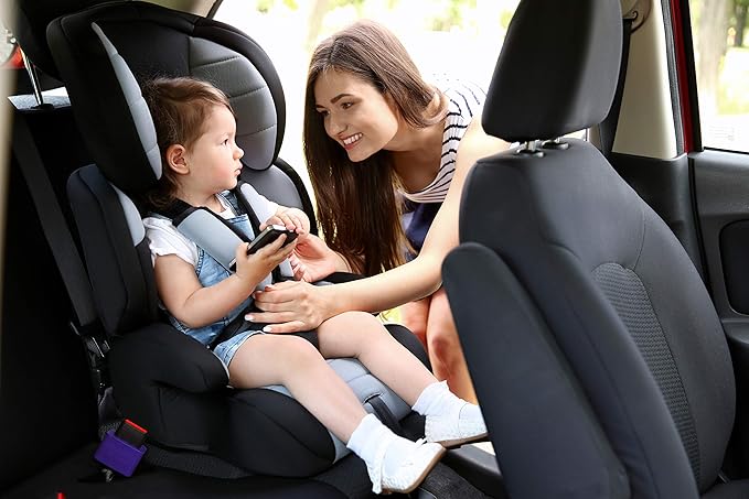 Seat Belt Buckle Booster™ (BPA Free) - Raises Your Unrcessed Rear Seat Belt for Easy Access - Stop Fishing for Buried Seat Belts - Ensures Upright Positioning for Quick and Easy Buckling (1)