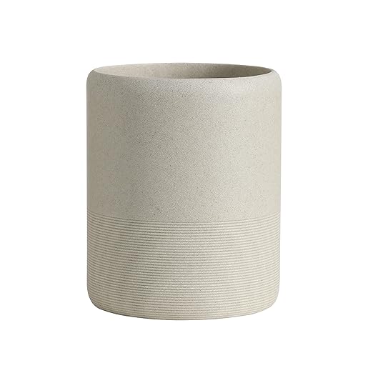 Hight Quality Polyresin Wastebasket, Garbage Receptacle Bin for Bathrooms, Powder Rooms, Kitchens, Home Offices