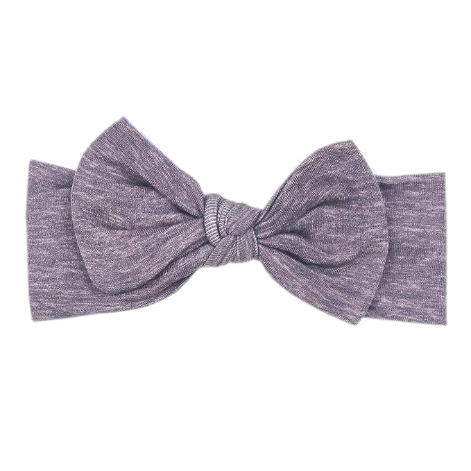 Copper Pearl Baby Bows: Stylish Headbands for Baby Girls, Premium Soft and Stretchy Baby Headbands, Perfect for Newborns, Trendy Designs - Violet
