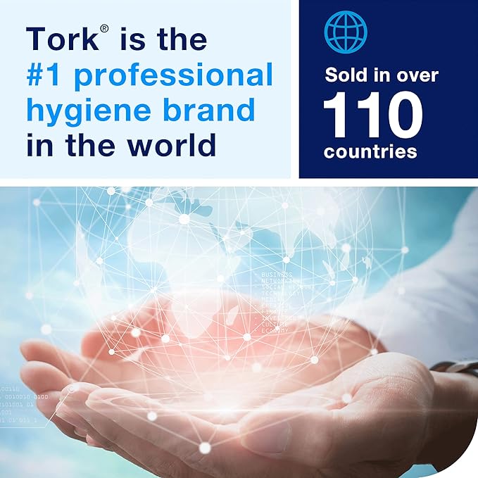 Tork Matic Soft Hand Towel Roll White H1, High Absorbency, 6 Rolls x 900 ft