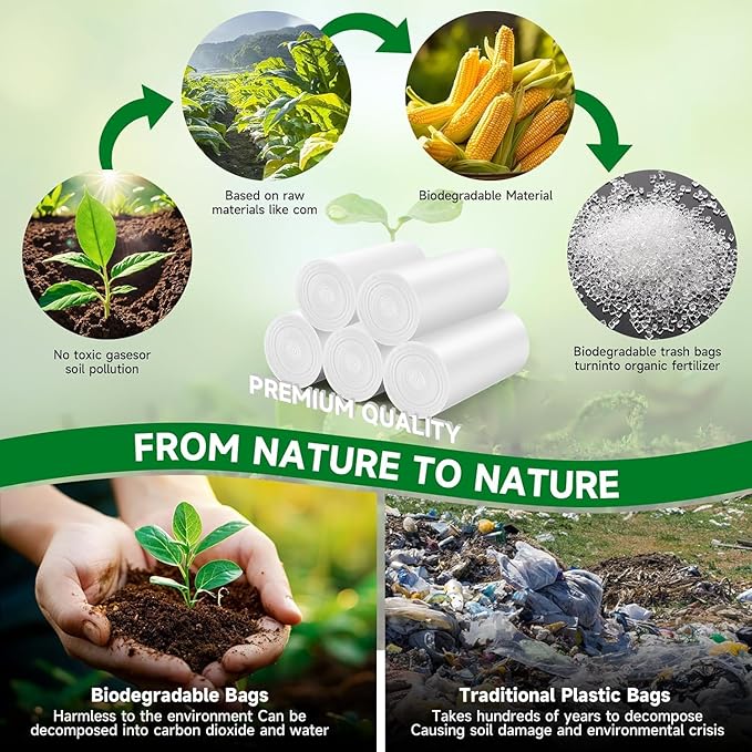 Small Compostable Trash Bags