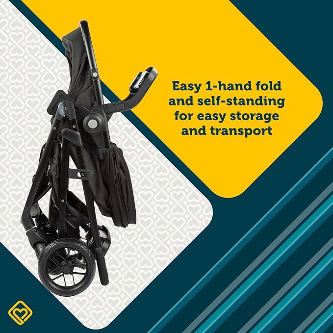 Safety 1st Grow and Go Flex 8-in-1 Car Seat Stroller Combo, Baby Stroller Travel Systems for Infants 4-30 lbs, Stroller and Carseat Combo Set, Night Rider