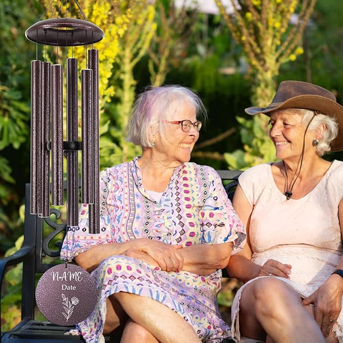 Personalized Retirement Wind Chime, Retirement Wind Chime for 2024, Happy Retirement Gifts for Teachers, Nurses, Coworkers, Relax and Enjoy Happy Retirement, 36inch