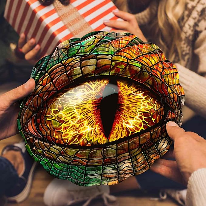 Dragon Eye Wind Spinner - Unique 3D Hanging Wind Spinner for Yard and Garden