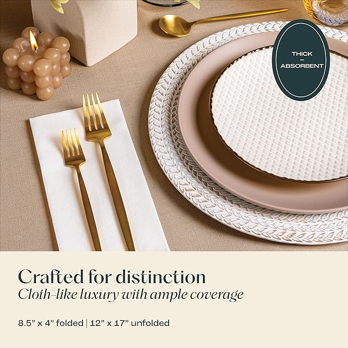 2000-Pack Servietto Disposable Linen-Feel Guest Towels