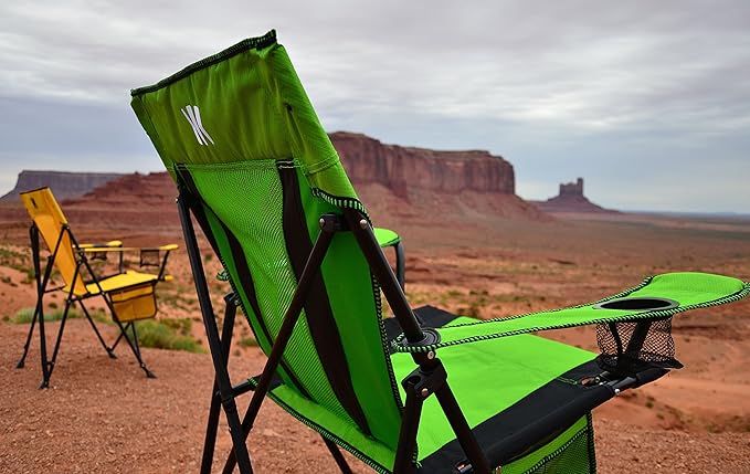 Kijaro XXL Dual Lock Portable Camping Chair - Supports Up to 400lbs - Enjoy The Outdoors in a Versatile Folding Sports & Outdoor Chair