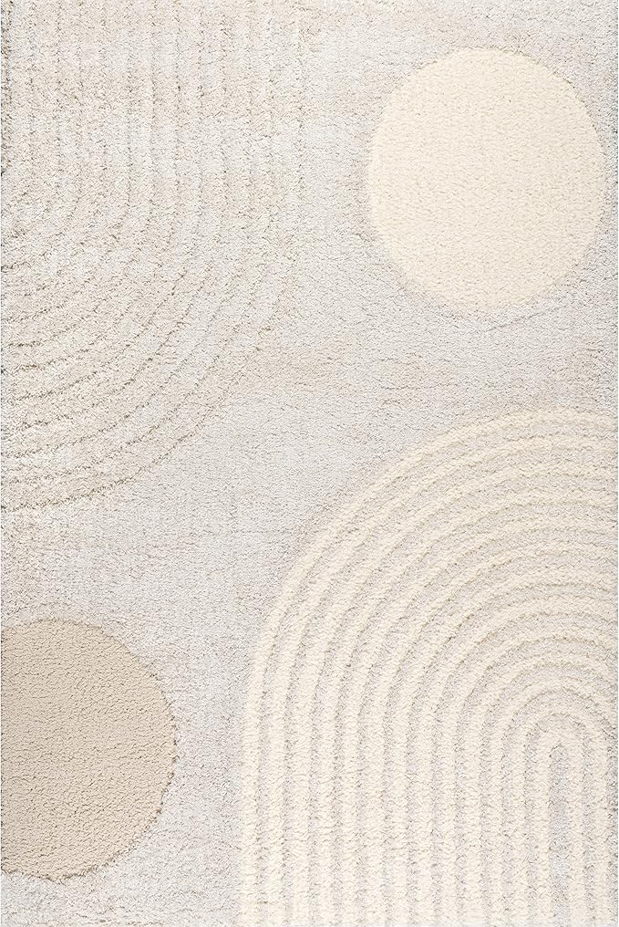 nuLOOM Gloria Abstract Shag Accent Rug, 2x3, Beige