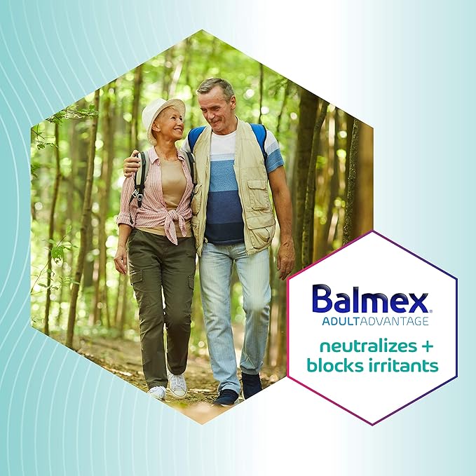 Balmex Adultadvantage Bprotected Skin Relief Cream, With Skinshield Technology To Protect, Soothe And Heal Sensitive Skin, 3Oz (4 Pack)