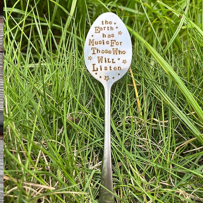 Garden Plant Marker Friendship Gift for Women Gardeners, Plant Stake Label Sign Tag Gardening Gifts for Woman Plant Lovers, Metal Garden Decoration (Who Will Listen)