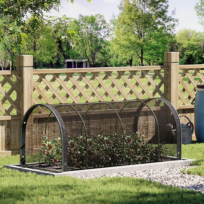 70% Shade Cloth for Garden, Customizing Outdoor Sun Shade Netting with Reinforced Grommets, Pergola Shade Cover Mesh Tarp for Plants Patio Greenhouse Chicken Coop, 13x15 FT, Black