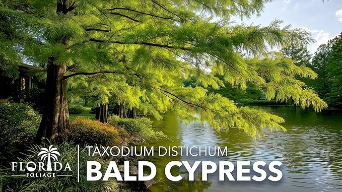 Bald Cypress | 3 Live Trees | Taxodium Distichum | Fast Growing Shade Tree Wet Tolerant