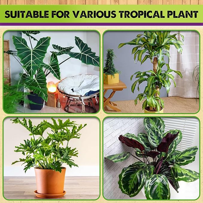 DUSPRO Recycle Tropical Potting Mix Pre-Mixed 5in1 with Pine Bark, Coco Coir, Perlite, Worm Casting & Pumice Ideal Aroid Mix Soil for Monstera, Pothos, Philodendron, Other Indoor HousePlants 8QRT
