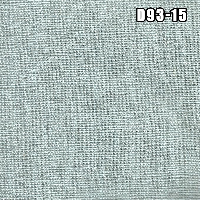 East West Furniture V027SI215-7 7 Piece Dining Room Table Set Consist of a Rectangle Kitchen Table with V-Legs and 6 Baby Blue Linen Fabric Parson Dining Chairs, 40x72 Inch, Multi-Color